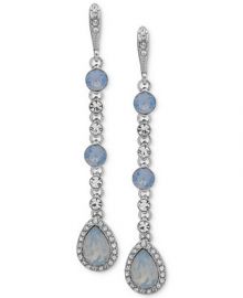 Givenchy Crystal   Stone Linear Extra Large Drop Earrings    Reviews - Fashion Jewelry - Jewelry   Watches - Macy s at Macys