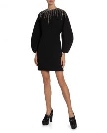 Givenchy Embroidered Crystal Dress at Neiman Marcus