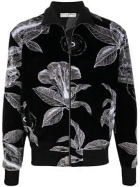 Givenchy Floral Velvet Track Jacket - Farfetch at Farfetch