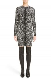 Givenchy Leopard Jacquard Body-Con Dress at Nordstrom