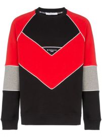 Givenchy Logo Embroidered Geometric Cotton Sweatshirt - Farfetch at Farfetch