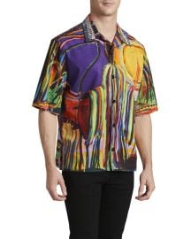 Givenchy Menx27s Grim Boxy Camp Shirt at Neiman Marcus