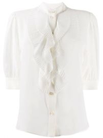 Givenchy Pleated Ruffle Shirt - Farfetch at Farfetch