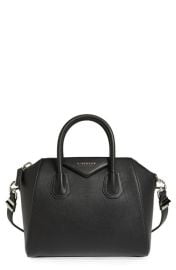 Givenchy Small Antigona Leather Satchel in Heather Grey at Nordstrom