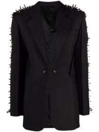 Givenchy Spike Studded Blazer Jacket - at Farfetch