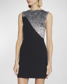 Givenchy Split Sequin Mini Dress at Neiman Marcus