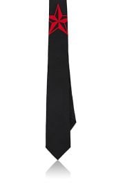 Givenchy Star Motif Silk Neck Tie at Barneys