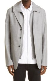 Givenchy Wool Blazer with Removable Hooded Vest at Nordstrom