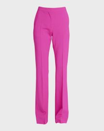 Givenchy Wool Flare Tailored Trousers at Neiman Marcus