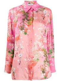 Givenchy floral print long-sleeved shirt floral print long-sleeved shirt at Farfetch