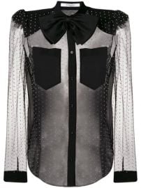 Givenchy polka-dot Sheer Blouse - Farfetch at Farfetch