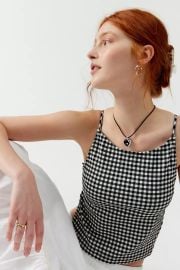 Glass Yin Yang Heart Corded Necklace at Urban Outfitters