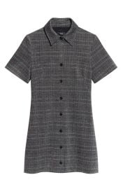 Glen Plaid A-Line Shirtdress at Nordstrom