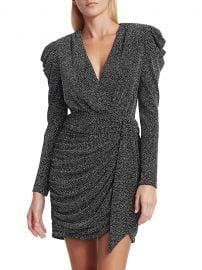 Glitter Jersey Mini Dress at Saks Fifth Avenue