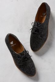 Glitter oxfords at Anthropologie