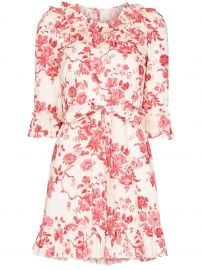 Gloria Floral-Print Mini dress by The Vampires Wife at Farfetch