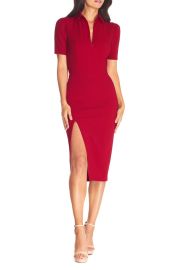 Gloria Front Zip Sheath Dress at Nordstrom