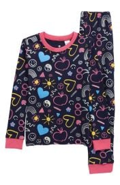 Glow in the Dark Fitted Two-Piece Pajamas by Tucker + Tate at Nordstrom