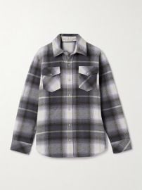 God s True Cashmere Checked Cashmere Shirt at Net a Porter