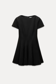 Godet Mini Dress Zw Collection at Zara