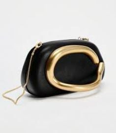 Gold Clasp Box Bag at Zara