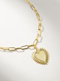 Gold Hopeless Romantic Chain Pendant Heart Necklace at Uncommon James