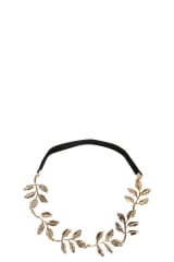 Gold Leaf Headband at Boohoo