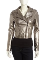 Gold Moto Jacket at Last Call