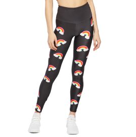 Gold Sheep Clothing Neon Mini Rainbows Leggings at Simply Workout