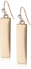 Gold bar earrings by Kenneth Cole at Amazon