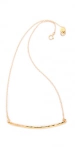 Gold bar necklace like Zoes at Shopbop