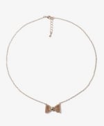 Gold bow necklace like Roses at Forever 21