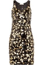 Gold dress by Michael Kors at Net A Porter