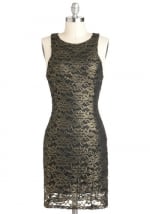 Gold lace dress like Carolines from Modcloth at Modcloth