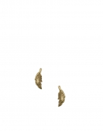 Gold leaf studs at ASOS at Asos