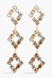 Gold tone crystal earrings Rosantica at The Outnet