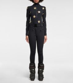 Goldbergh - Sky printed mockneck ski top at Mytheresa