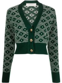 Golden Goose Journey Collection jacquard-diamond Cardigan - at Farfetch