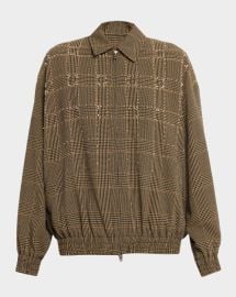 Golden Goose Journey Prince Of Wales Bomber Jacket at Neiman Marcus