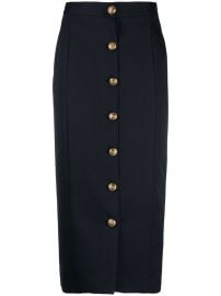 Golden Goose button-up Pencil Skirt Blue at Farfetch