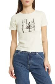 Golden Hour Ballet Dancers Sketch Cotton Graphic T Shirt at Nordstrom