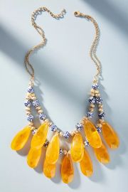 Golden Hour Bib Necklace at Anthropologie