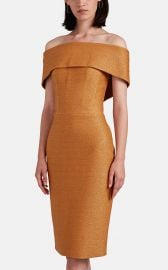 Golden Ticket Cloqué Off-The-Shoulder Dress at Barneys