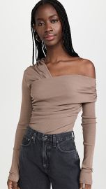 Goldsign Fonteyne Bodysuit in Tan at Shopbop