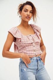 Gone Rogue Ruffle Top at Free People