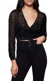 Good American Burnout Leopard Top  Regular  amp  Plus Size    Nordstrom at Nordstrom