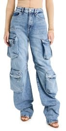 Good American Denim Cargo Jeans Indigo301 12 at Shopbop