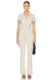 Good American Fit For Success Jumpsuit In Sand004 at Revolve