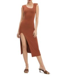 Good American Front Slit Knit Midi Dress   Bloomingdales at Bloomingdales