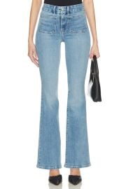 Good American Good Legs Flare Jeans In Indigo656 at Revolve